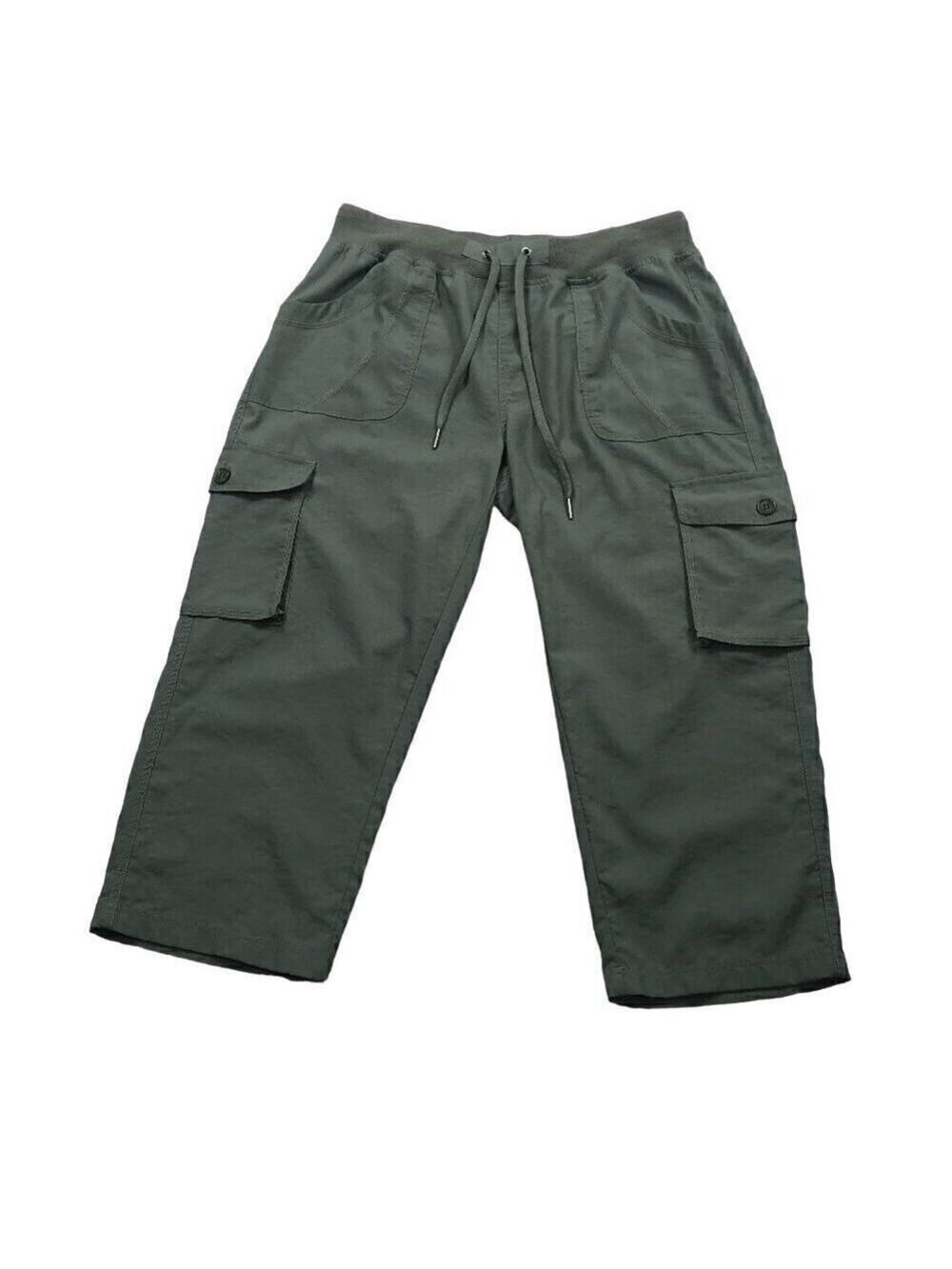 Outdoorsports Khaki Gorpcore Cargo Capri Pants Size L